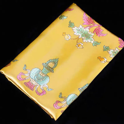 Five Colored Tibetan Khata Scarf for Festival Greetings and Blessings