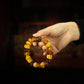 Precious Natural Honey Amber and Multi-Treasure Bracelet for Wealth and Prosperity