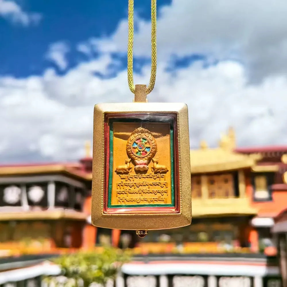 Exquisite JowoTsha-Tsha Gau for peace and wisdom