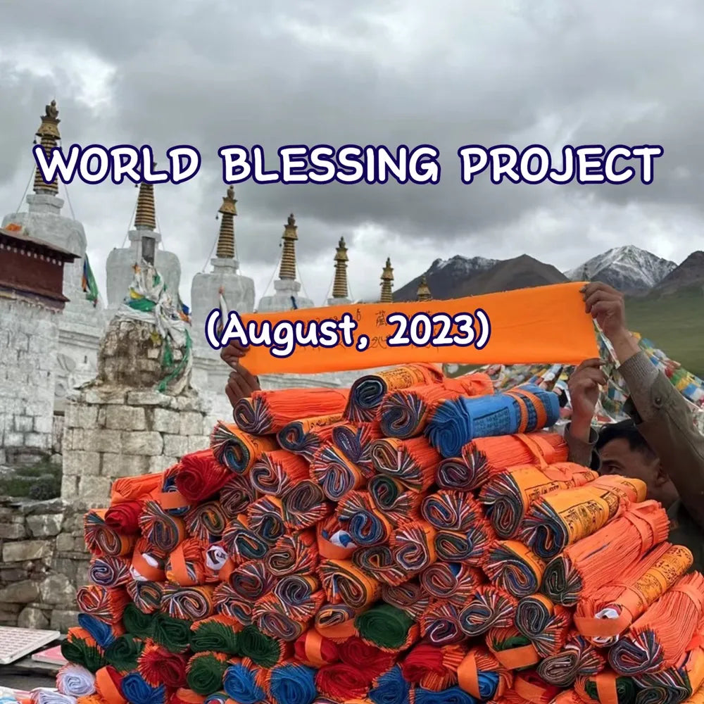 Holy Land of Tibet Offers Hanging Five Colored Prayer Flags to Channel Divine Energy Blessings