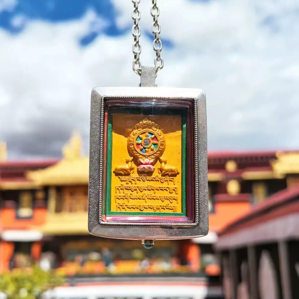 Exquisite JowoTsha-Tsha Gau for peace and wisdom