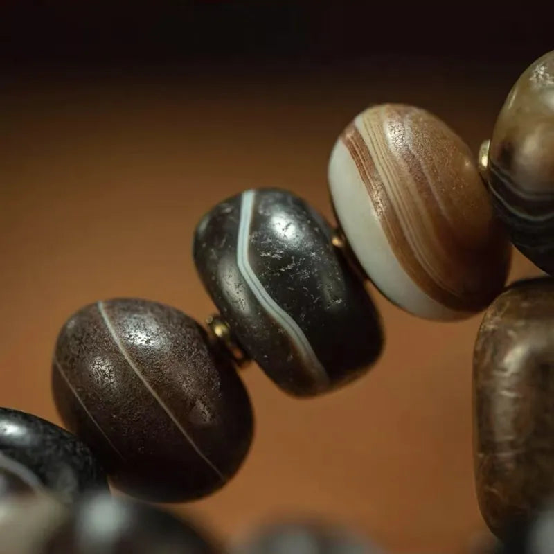 Spiritual Wellness & Protection Healing Buddha Dzi Bead Bracelet