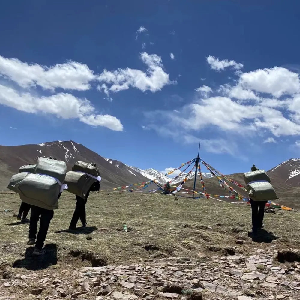 Holy Land of Tibet Offers Hanging Five Colored Prayer Flags to Channel Divine Energy Blessings